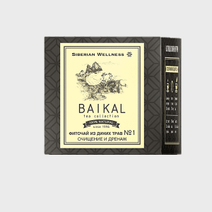 Фиточай из диких трав № 1 (Очищение и дренаж) - Baikal Tea Collection