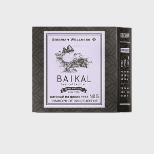 Фиточай из диких трав № 5 (Комфортное пищеварение) - Baikal Tea Collection